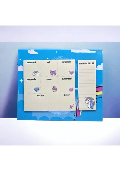 25x21 104 Sayfa Haftalık Planner Ve Yapılacaklar - Unicorn Diğer