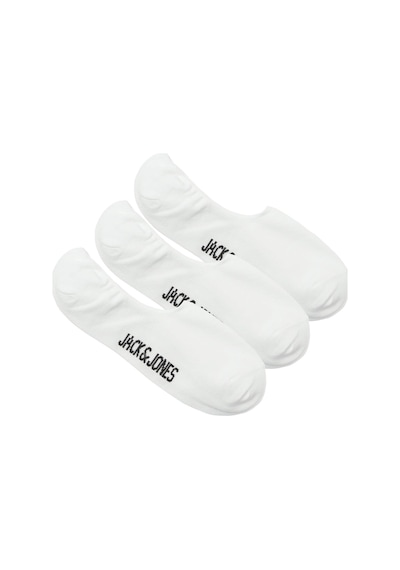 Jack & jones Jacdouglas Multı Short Sock 3 Pack Noos Beyaz12260080 Siyah