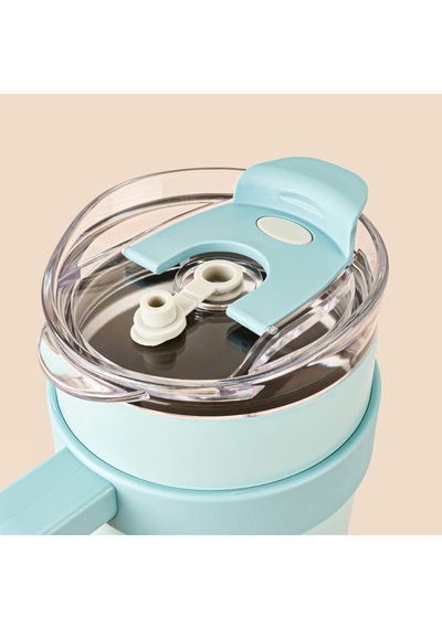 Horizon Pipetli Termos Bardak - Lacivert - 1 Lt Çok Renkli