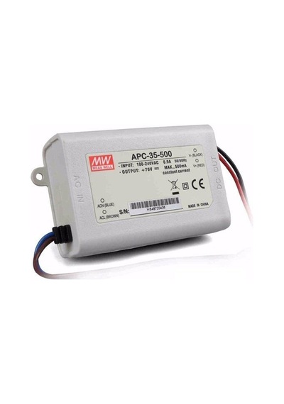 Apc-35-500 Apc35500 25 70vdc 500ma Ip42 Meanwell