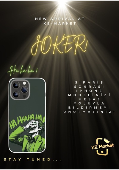 Joker Series Apple Uyumlu iPhone Tüm Modellere Kılıf 678x111213141516 Plus