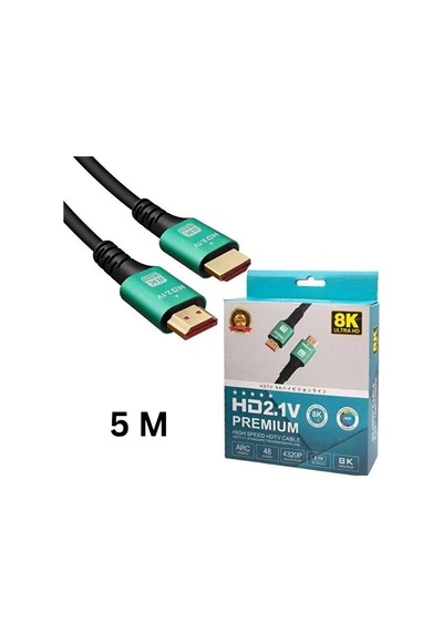 Yüksek Hızlı 8k Hdmı Kablo 5 Metre Uzunlukta
