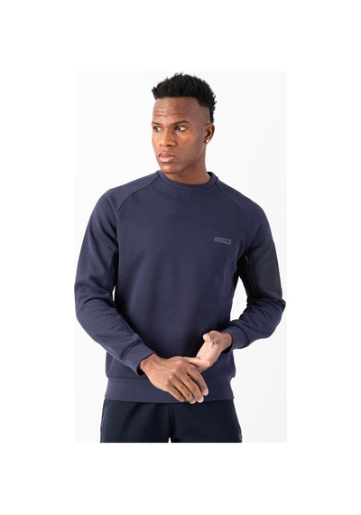 Maraton Sportswear Comfort Erkek Bisiklet Yaka Reglan Kol Basic Açık Lacivert Sweatshirt 22435-açık Lacivert