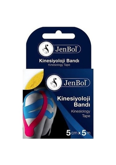 Jenbol Kinesiology Tape  Bandı 5 Cm X 5 M - Sarı