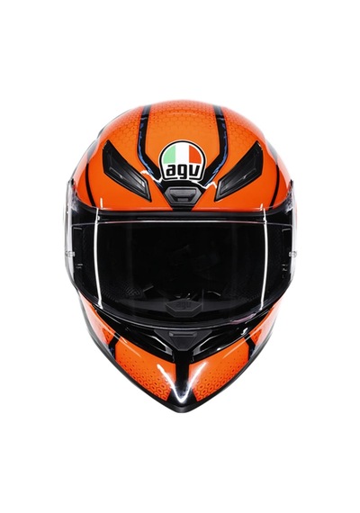Agv Kask K1 S Speedarmor Black Orange Blue Siyah