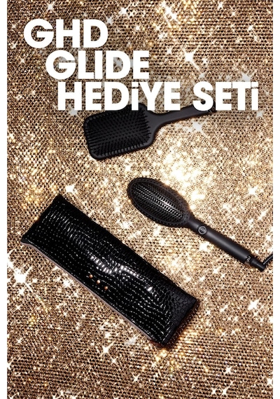 Ghd Glide Elektrikli Saç Tarağı Hediye Seti (Tarak + Isıya Dayanıklı Kılıf)