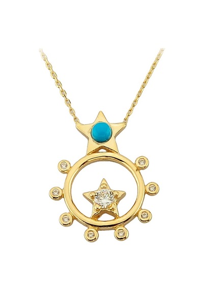 Altın Yıldız Güneş Kolye 80167155