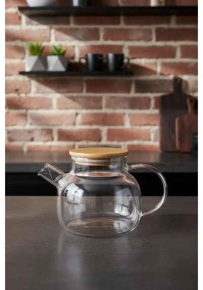 Taric Cam Demlik 800ml B6331 Şeffaf