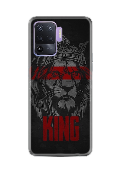Oppo Reno 5 Lite Kılıf Resimli Desenlim Silikon Platinium Series King 1894