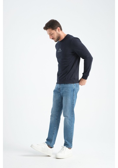 Shooter Sportwear Ribey Tekstil İth.ihr.san.tic.ltd.şti Erkek Üç İplik Sweatshirt Şardonsuz Pamuklu Regular Fit Bisiklet Yaka Spor Sweat Lacivert Shooter Sportwear Ribey Tekstil İth.ihr.san.tic.ltd.şti Erkek Üç İplik Sweatshirt Şardonsuz Pamuklu Regular Fit Bisiklet Yaka Spor Sweat Lacivert