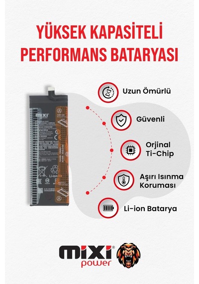 Xiaomi Xiaomi Mi Note 10 / Note 10 Lite / Note 10 Pro Uyumlu Yüksek Kapasiteli Batarya 1 Yıl