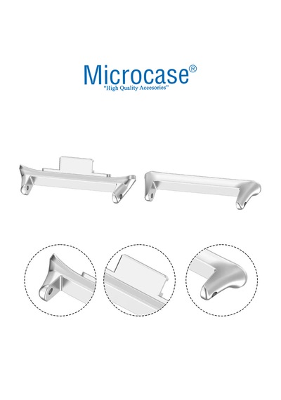 Microcase Xiaomi Redmi Watch 4/mi Band 8 Pro İçin 22mm Metal Kordon Kayış Adaptörü-al4954