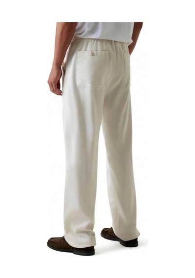 Guess Paolo Relaxed Fit Beyaz Pantolon M6gb15w2024-g018