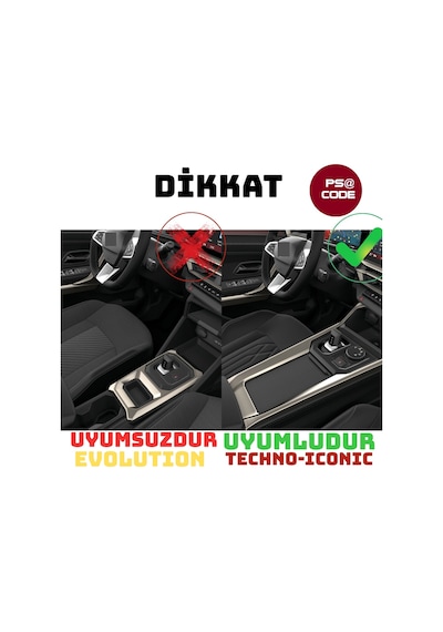 Renault Boreal Orta Konsol Düzenleyıcı-kolçak Altı Organizer