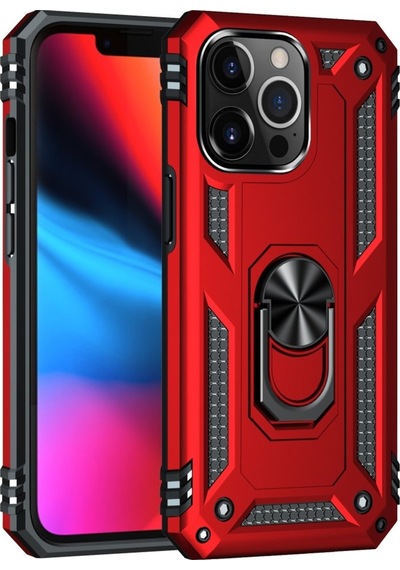 Apple Uyumlu iPhone 13 Pro Kilif Yüzüklü Zirh Tank Vega 511151122