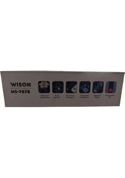 30 Watt 3000 Lümen Uzun Menzilli Fener Ws-7878 5468 Çok Renkli