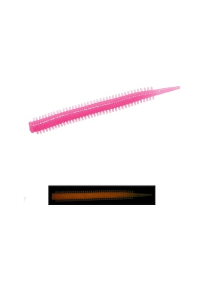 Fujın Yummy Sandworm 7Cm Lrf Silikonu Pınk Glow