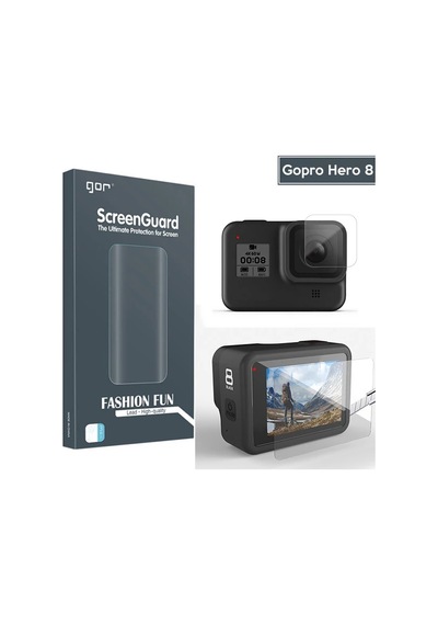 Gor Gopro Hero 8 2in1 Darbe Emici Ekran Koruyucu 2 Set- 5775 1