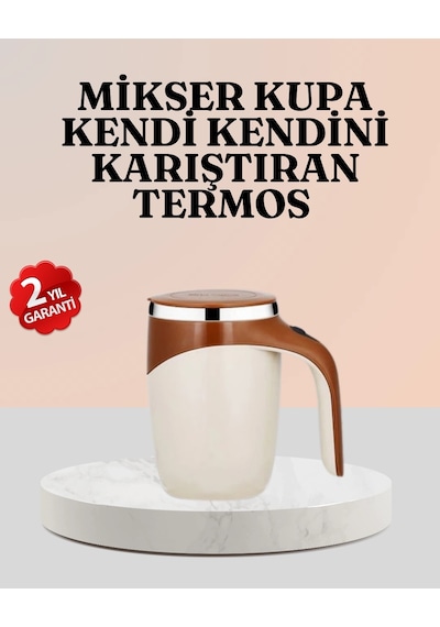 Mey İthalat Paslanmaz Çelik Şarjlı Karıştırma Kupa Otomatik Manyetik Blender Fincan