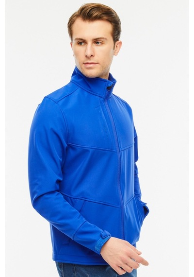 Uniprom Softshell Mont Içi Polarlı Su Ve Rüzgar Geçirmez Pro Model Mavi Erkek Mavi