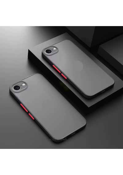 Apple Uyumlu iPhone 16e Kılıf Mat Parmak İzi Yapmaz Renkli Tuşlu Sert Silikon