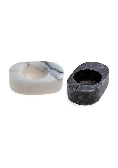 Jumbo Ascella Mermer Kapaklı 2'li Baharatlık 9x6x3 Cm Diğer