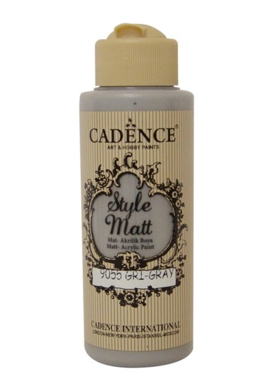 S9055 Gri Mat Akrilik Boya 120ml Çok Renkli Çok Renkli