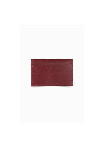 Guard Antik Bordo Deri Kartlık Antik Bordo