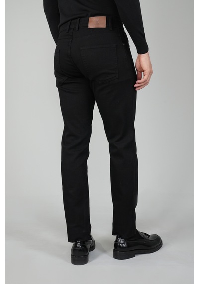 Bisse Siyah Denim Pamuklu 5 Cepli Erkek Pantolon Pnj25y25103 D99 Siyah