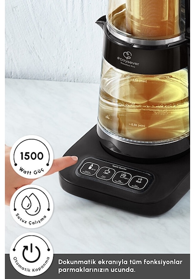 Karaca Robotea Pro Connect 4 In 1 Konuşan Cam Çay Makinesi