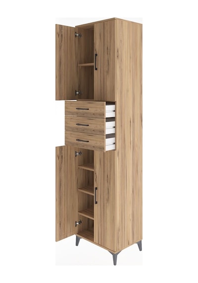 Hyperion Dolap 5 Raflı 3 Çekmeceli 4 Kapaklı 60x44x243 Çam-çam Atlas Çam Hyperion Dolap 5 Raflı 3 Çekmeceli 4 Kapaklı 60x44x243 Çam-çam Atlas Çam
