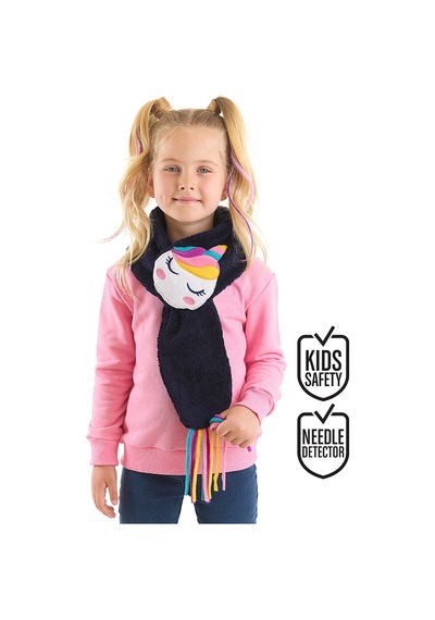 Denokids Unicorn Kız Çocuk Atkı Renkli