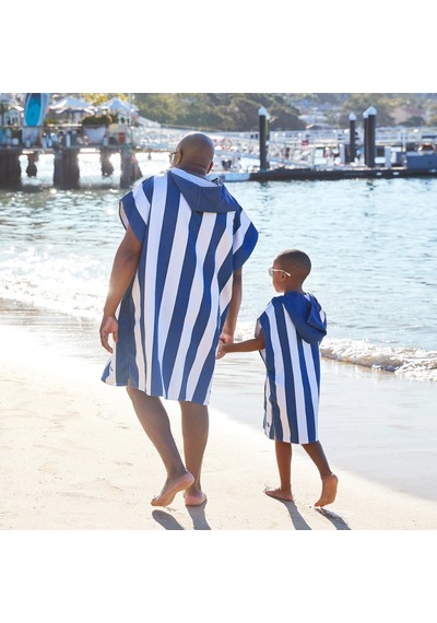 Dock And Bay Uv Korumalı Yetişkin Panço Cabana L Whitsunday Blue Lacivert