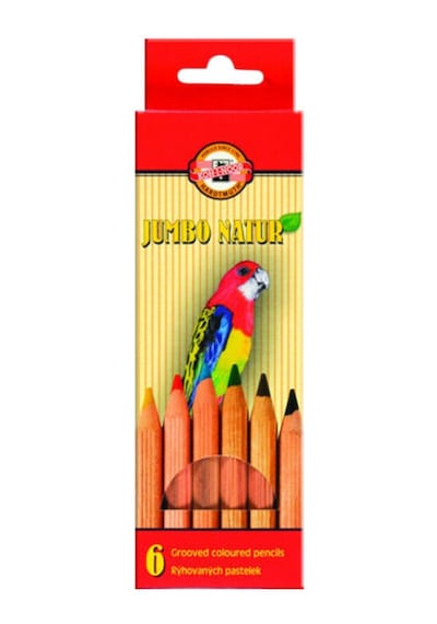 Koh-ı Noor Jumbo Natur Kuru Boya Seti 6 Lı 0271