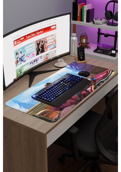 Life İs Strange Kaymaz Dikişli Kauçuk Oyuncu Mousepad V1 - 90x40 Xxl Gaming Mouse Pad Fare Altlığı