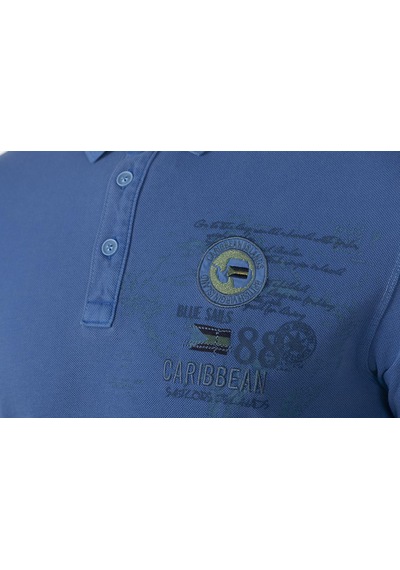 AR-MA Arma Erkek Polo Yaka Tişört Y9tyo7337 Saks Mavisi