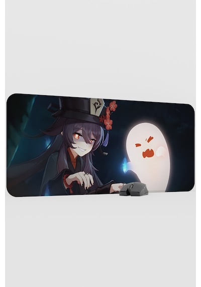 Hu Tao Genshin Impact Anime Gacha V3 - 90x40 Xxl Gaming Mouse Pad Fare Altlığı
