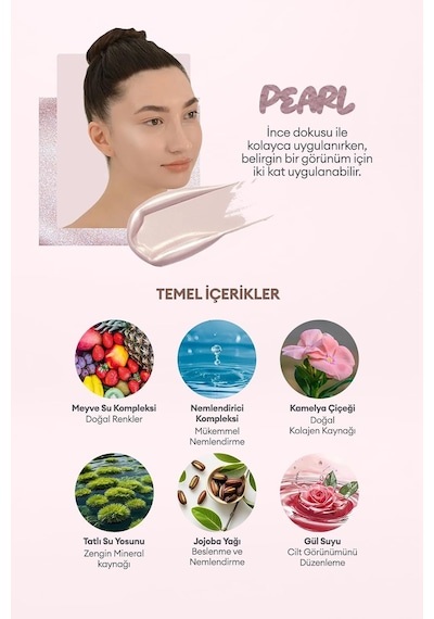 Mıssha İnci Tonlu Likit Aydınlatıcı Parlak Görünüm Sunan Apieu Juicy Pang Highlighter Pearl Pk01 Çok Renkli