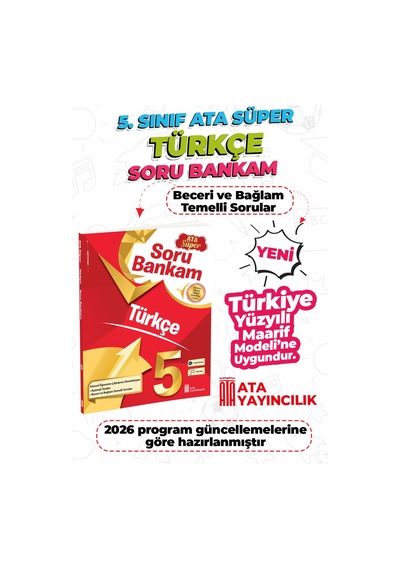 5. Sınıf Türkçe Ata Süper Soru Bankam Yeni
