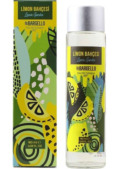 Bargello Limon Bahçesi Cam Şişe Dökme Kolonya Edc 180 Ml Mnms180kli