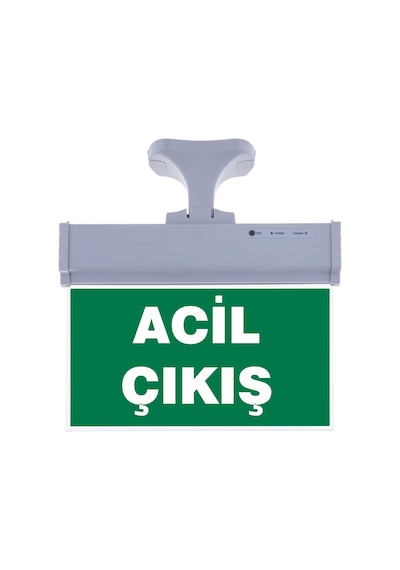 Sg071-d3 Çift Yönlü Acil Yönlendirme Armatürü Askı Aparatlı Acil Çıkış B1457 Beyaz