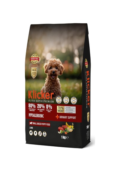 Yavru Köpek Maması Hypoallergenic Mini Irk Kuzulu 1 Kg