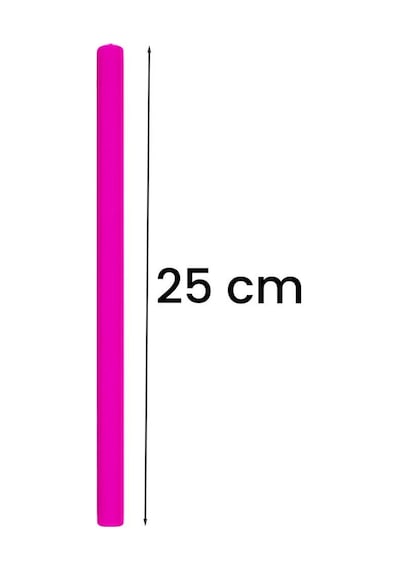 Midex Orf-bt-25pk-50x Pembe Ritim Çubuğu Paketi 25 Cm Karbon Fiber Örf Aletleri Seti Toptan Paket Tek Renk 50 Çift