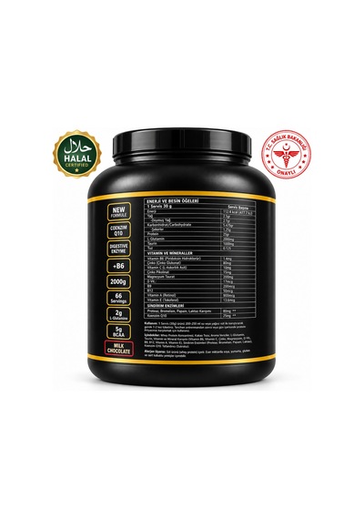 Whey Protein 2000 Gr Shaker  Çikolata