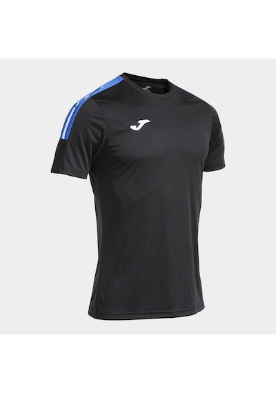 Siyah - Saks Joma Erkek Günlük T-shırt Olimpiada Short Sleeve 103245.107 Siyah
