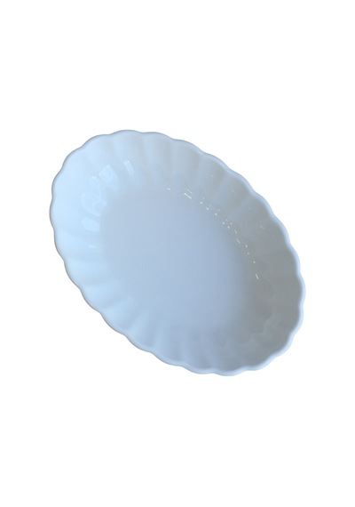 Kütahya Porselen Bone Luz Krem Oval Kayık 14,5x10x3,5cm Tekli Bnlzf15oks00 Çok Renkli