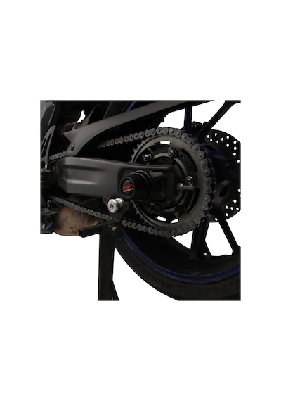 GP Kompozit Yamaha R7 2021-2022 Uyumlu Aks Koruma Takozu Seti Siyah