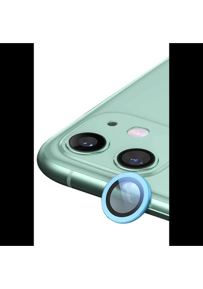 Apple İphone 11 Raze Metal Kamera Lens - Mavi