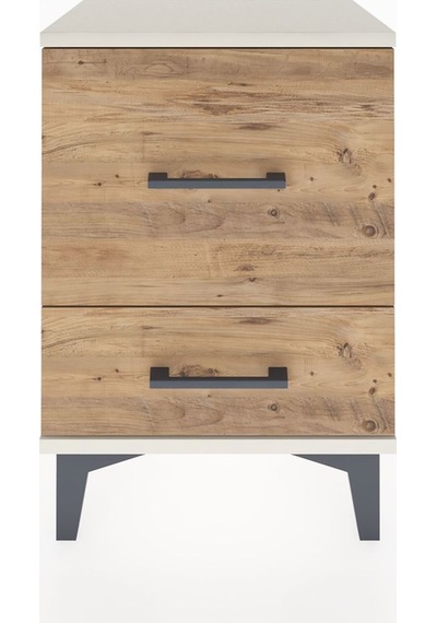 Arges Komodin 2 Çekmeceli 44x30x64 Aytaşı-çam Aytaşı