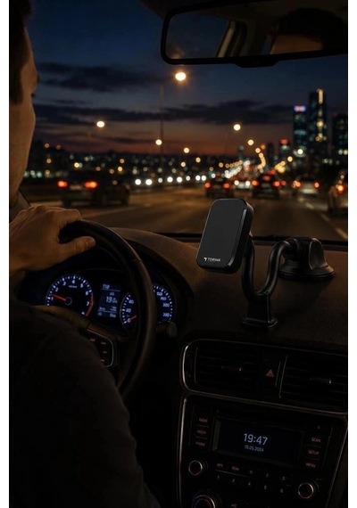 Torima Telefon Tutucu Manyetik Jx024 Siyah Kokpit Aksesuarı Cihaz Tutacağı Gösterge Aparatı